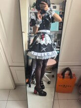 Ellen Joe Zenless Zone Zero Dienstmädchen-Kleid Cosplay Damen Schwarz Weiss