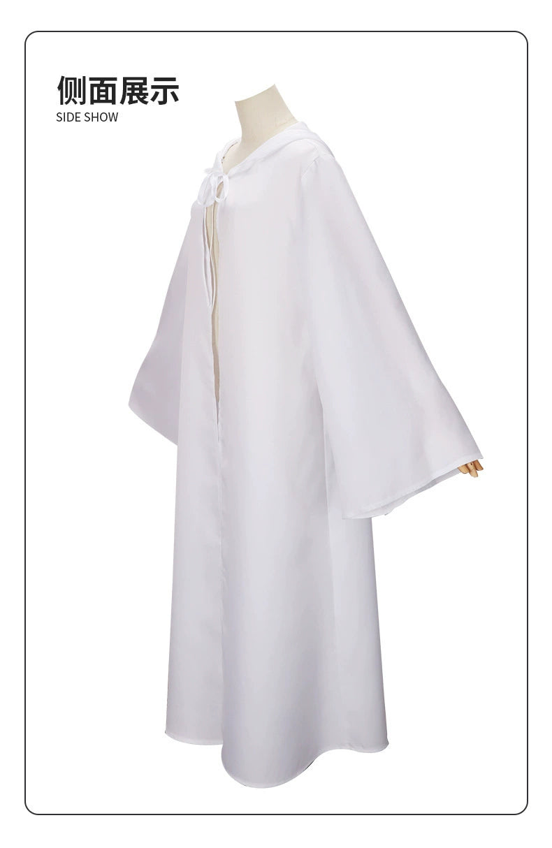 Jedi Cape Star Wars Umhang mit Kapuze Cosplay Kostuem Damen