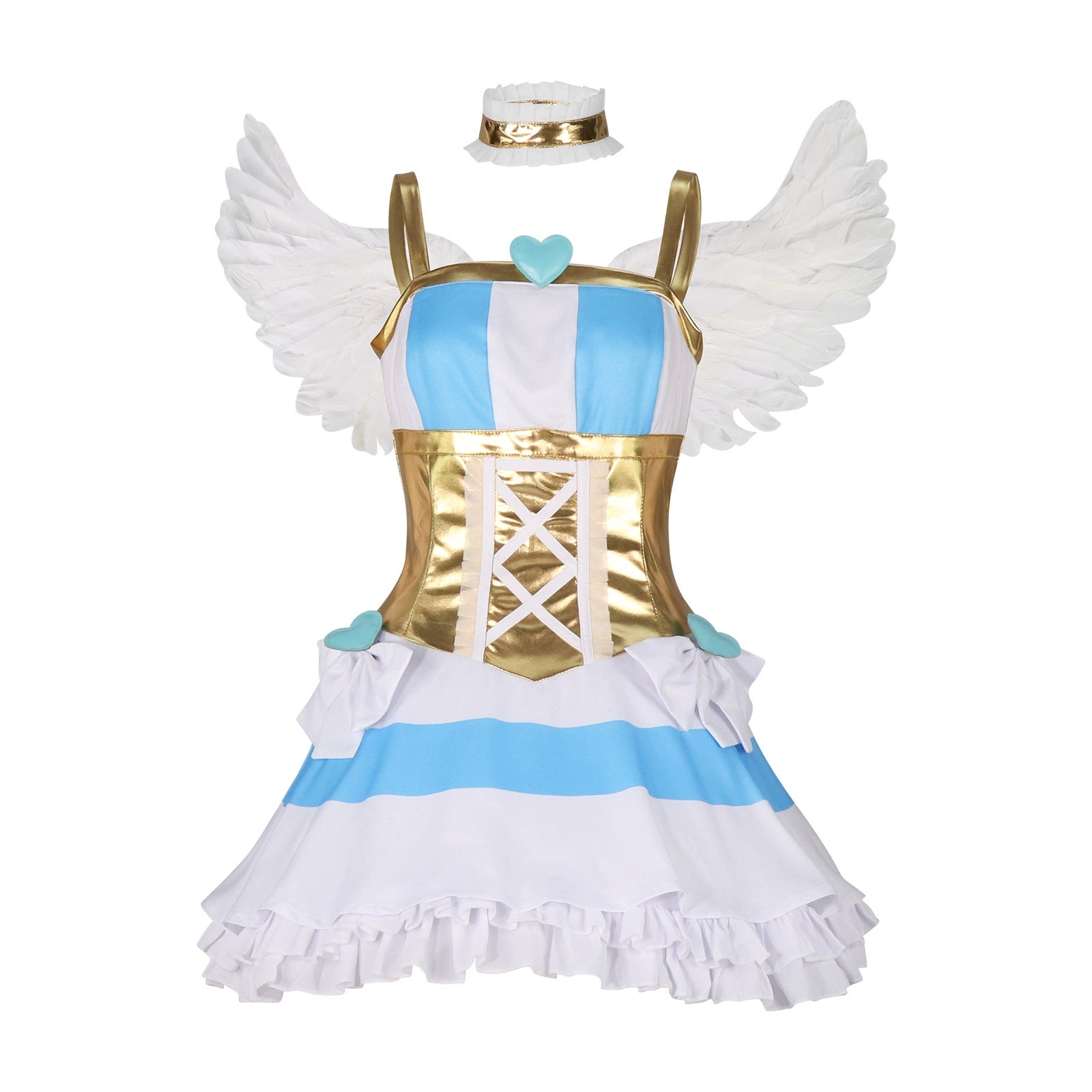 Stocking Sweet Panty & Stocking Battle Outfit Cosplay Kostuem Damen