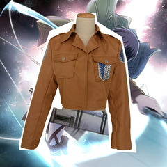 Umhang Set Attack on Titan Kapuzen Umhang Set Cosplay Kostuem Damen
