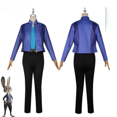 Judy Hopps Zootopia Polizei Uniform Set Cosplay Kostuem Damen