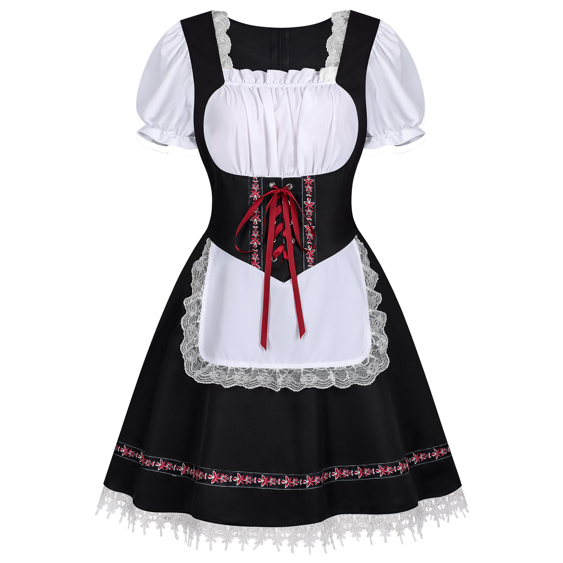Bayerisches Farmkleid – Oktoberfest Trachtenkleid in Landhaus-Optik, DAMEN
