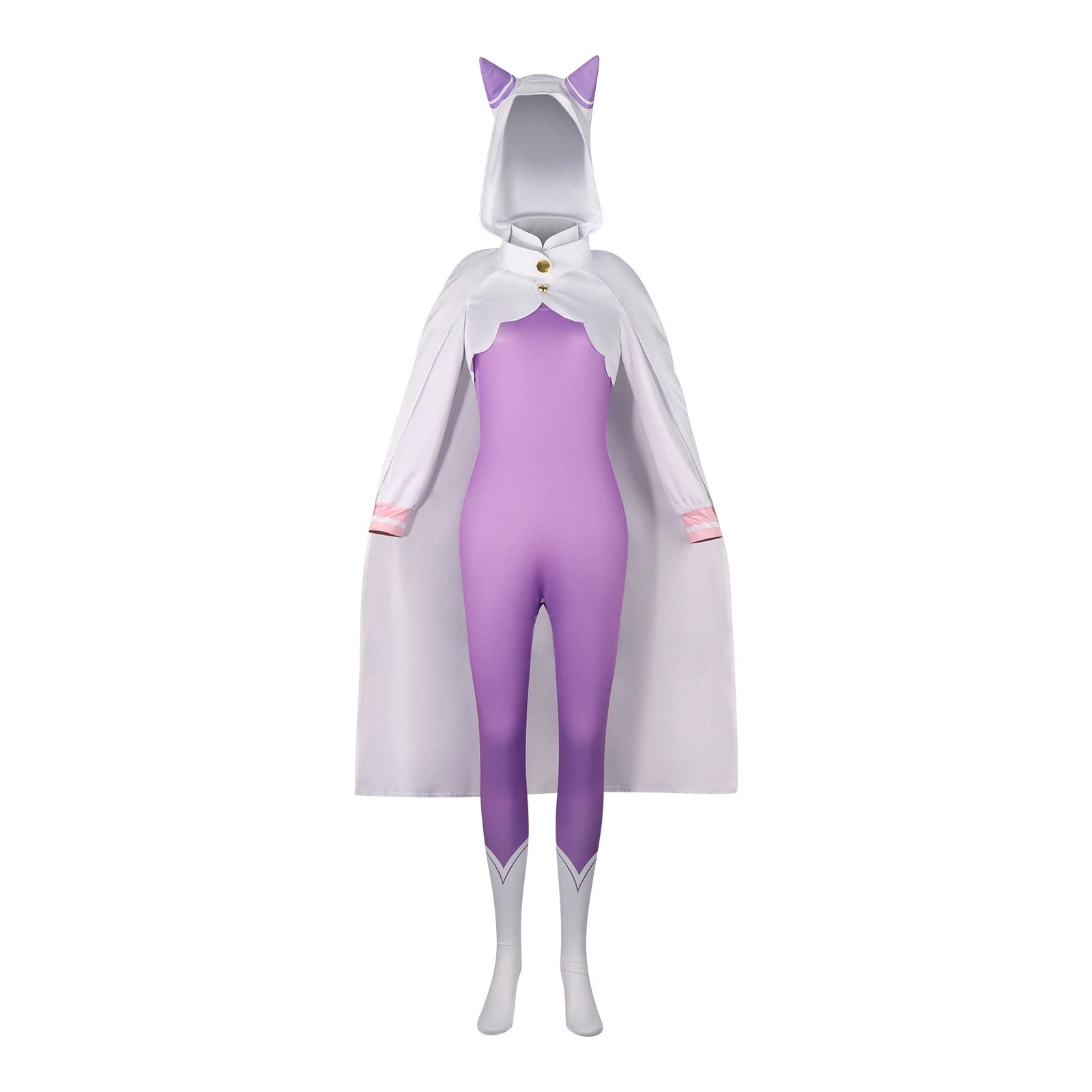 Emilia Re:Zero Violetter Catsuit Cosplay Kostuem Damen