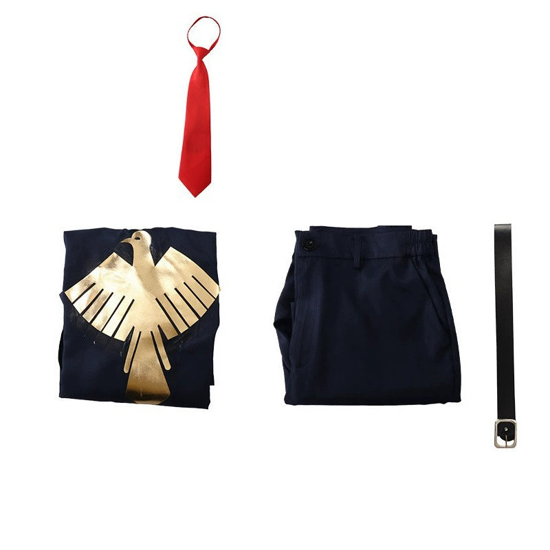 Mash Burnedead Mashle Akademie-Umhang-Set Cosplay Kostuem Damen