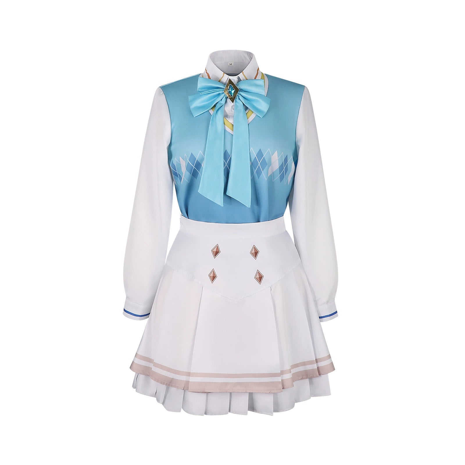 Da Qiao Honor of Kings Blaues Gedaechtniskleid Cosplay Kostuem Damen