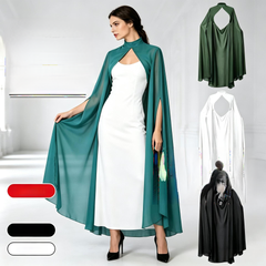 Chiffon-Umhang – Braut-Cape dünn für Festival, DAMEN
