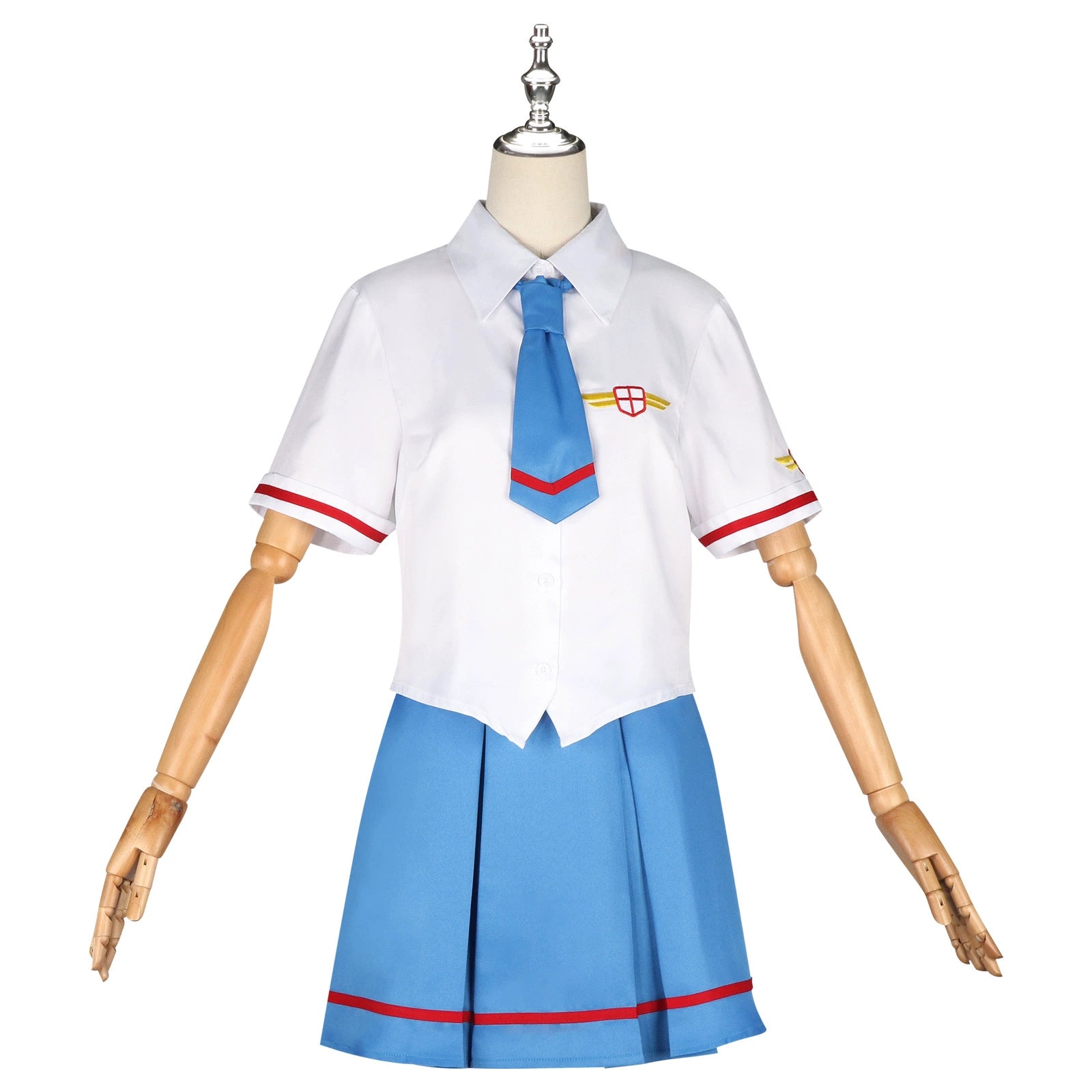 Sakura Clear Card CardCaptor Sakura Sommer-Schuluniform Cosplay Kostuem Damen