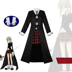 Maka Albarn Soul Eater Mantel Set Cosplay Kostuem Damen