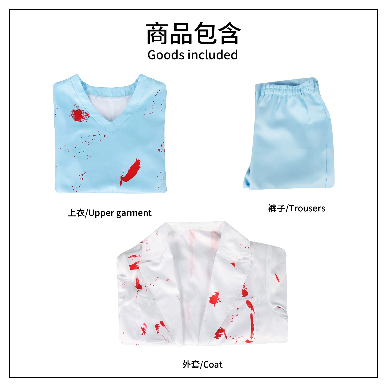 Surgeon Halloween & Mittelalter Arzt-Kostuem-Set Cosplay Kostuem Damen