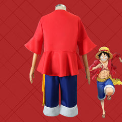 One Piece Luffy Cosplay Costume Set