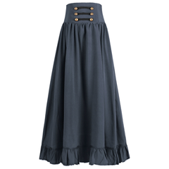 Gothic-Puffkleid – Kordelzug mit Rüschen, DAMEN