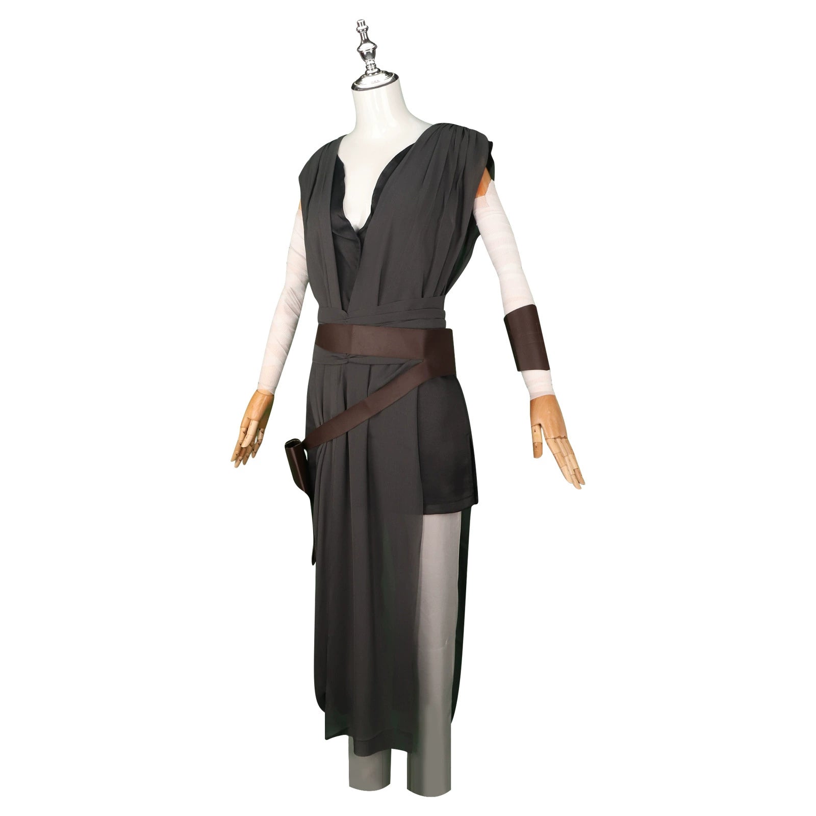 Rey Skywalker Star Wars Wuesten Outfit Set Cosplay Kostuem Damen