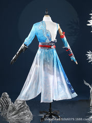Ji Ruxue Naraka Bladepoint Hanfu Cosplay Kostuem Damen