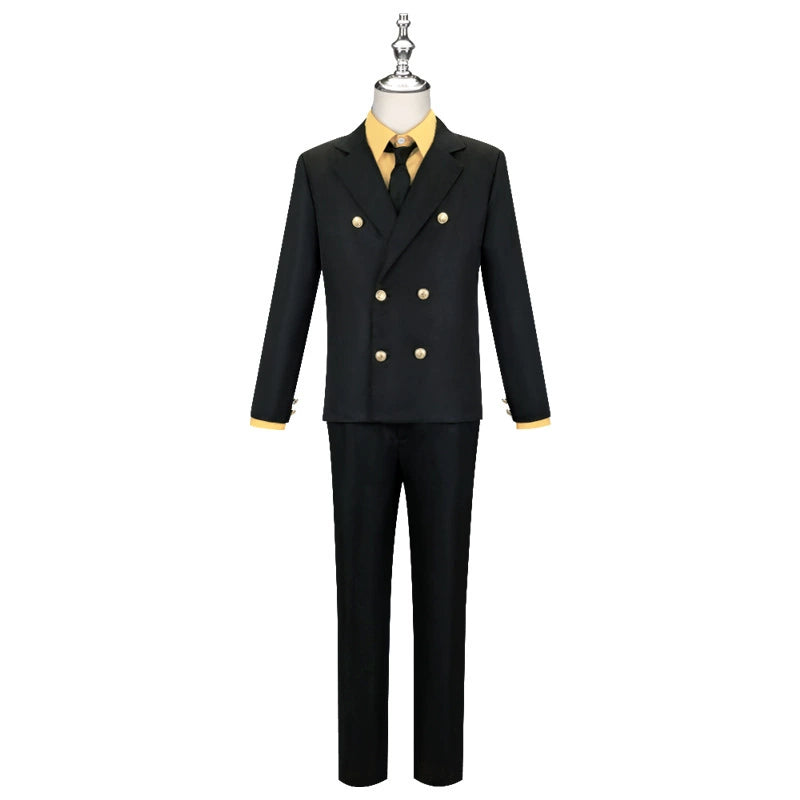 Vinsmoke Sanji One Piece Herren-Anzug Cosplay Kostuem Damen Gelb Blau