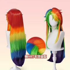 Rainbowdash Cosplay Peruecke Damen