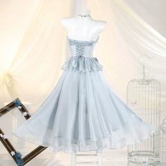 Cinderella NIKKE Kleid Cosplay Kostuem Damen Hellblau