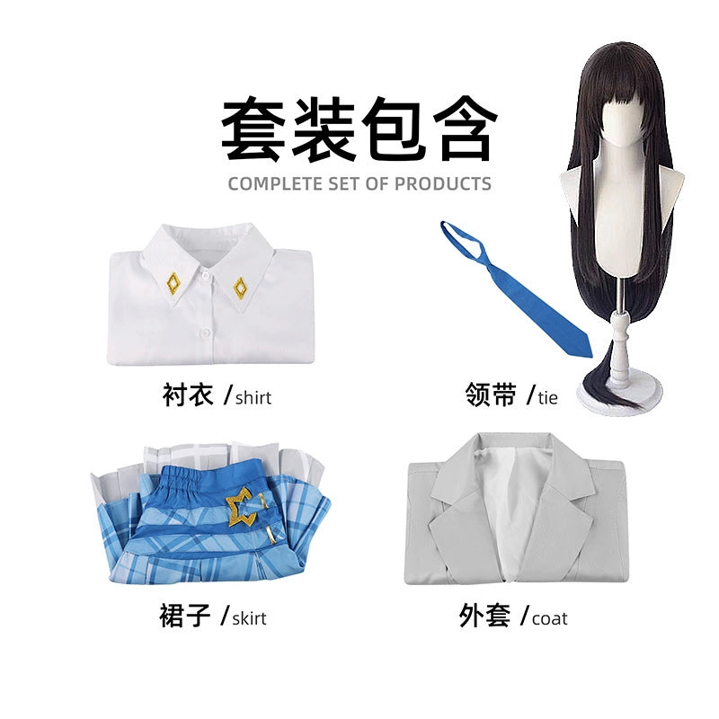 Xi Shi JK Honor of Kings JK-Schuluniform Cosplay Kostuem Damen