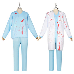 Surgeon Halloween & Mittelalter Arzt-Kostuem-Set Cosplay Kostuem Damen