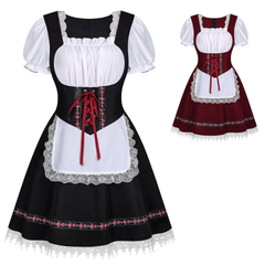 Bayerisches Farmkleid – Oktoberfest Trachtenkleid in Landhaus-Optik, DAMEN
