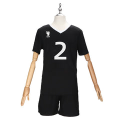 Inarizaki Haikyuu Volleyball-Set Cosplay Kostuem Damen Weiß Grau