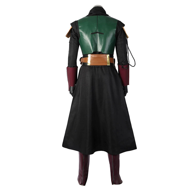 Boba Fett Star Wars Bounty-Hunter-Ruestung Cosplay Kostuem Damen Gruen
