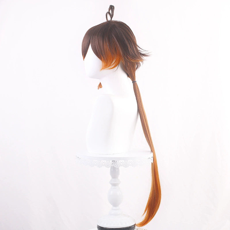 Zhongli Cosplay Peruecke Damen