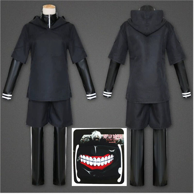 Ken Kaneki Kampf Tokyo Ghoul Kampf Anzug Set Cosplay Kostuem Damen