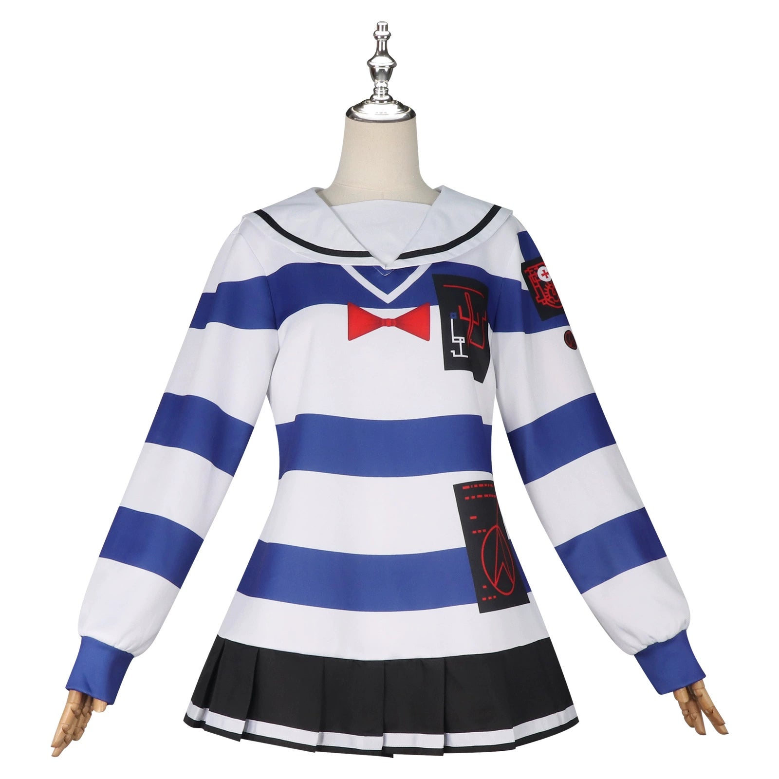Yami Streifen Centuria Verteidigungsakademie Cosplay Kostuem Damen