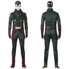 Soldier Boy The Boys Anzug Cosplay Kostuem Damen Gruen Gold
