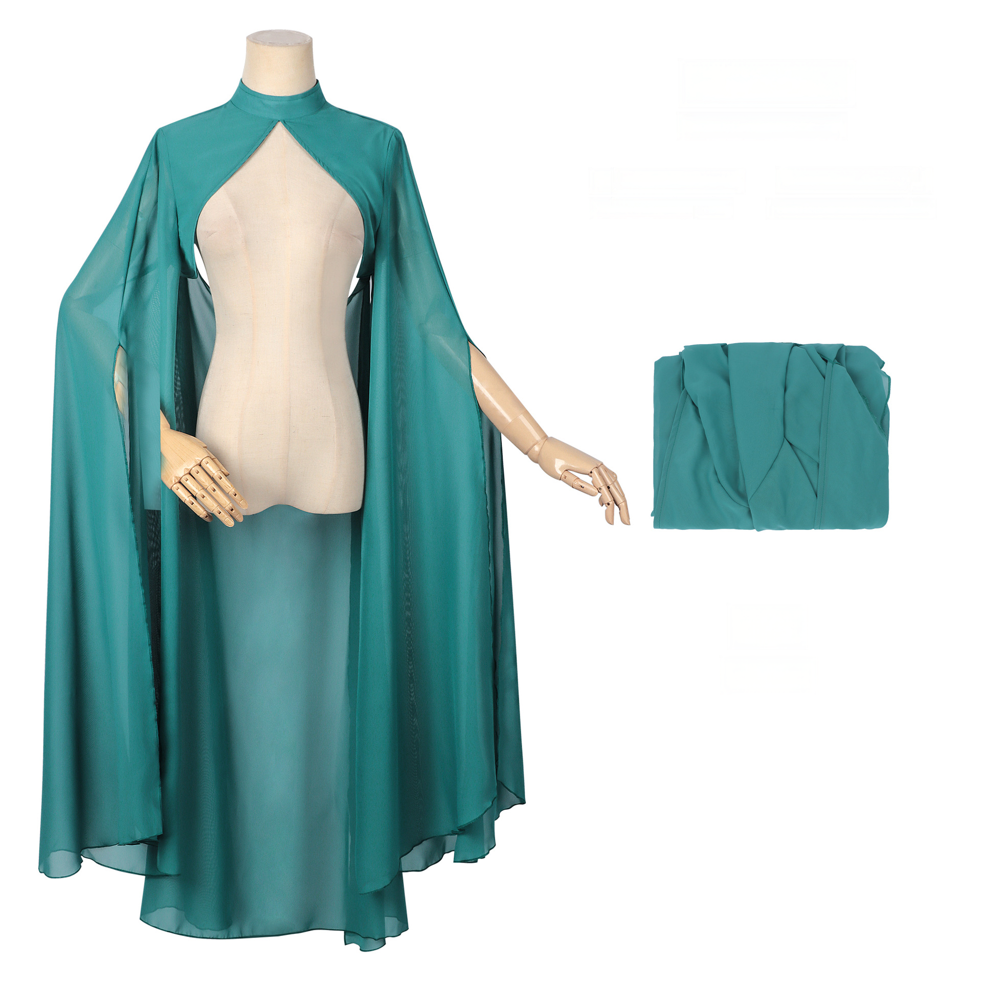 Chiffon-Umhang – Braut-Cape dünn für Festival, DAMEN