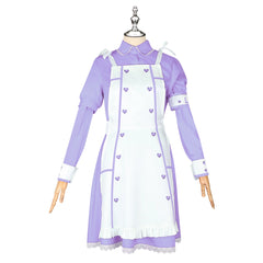 Maid Halloween & Mittelalter Dienstmaedchen-Set Cosplay Kostuem Damen