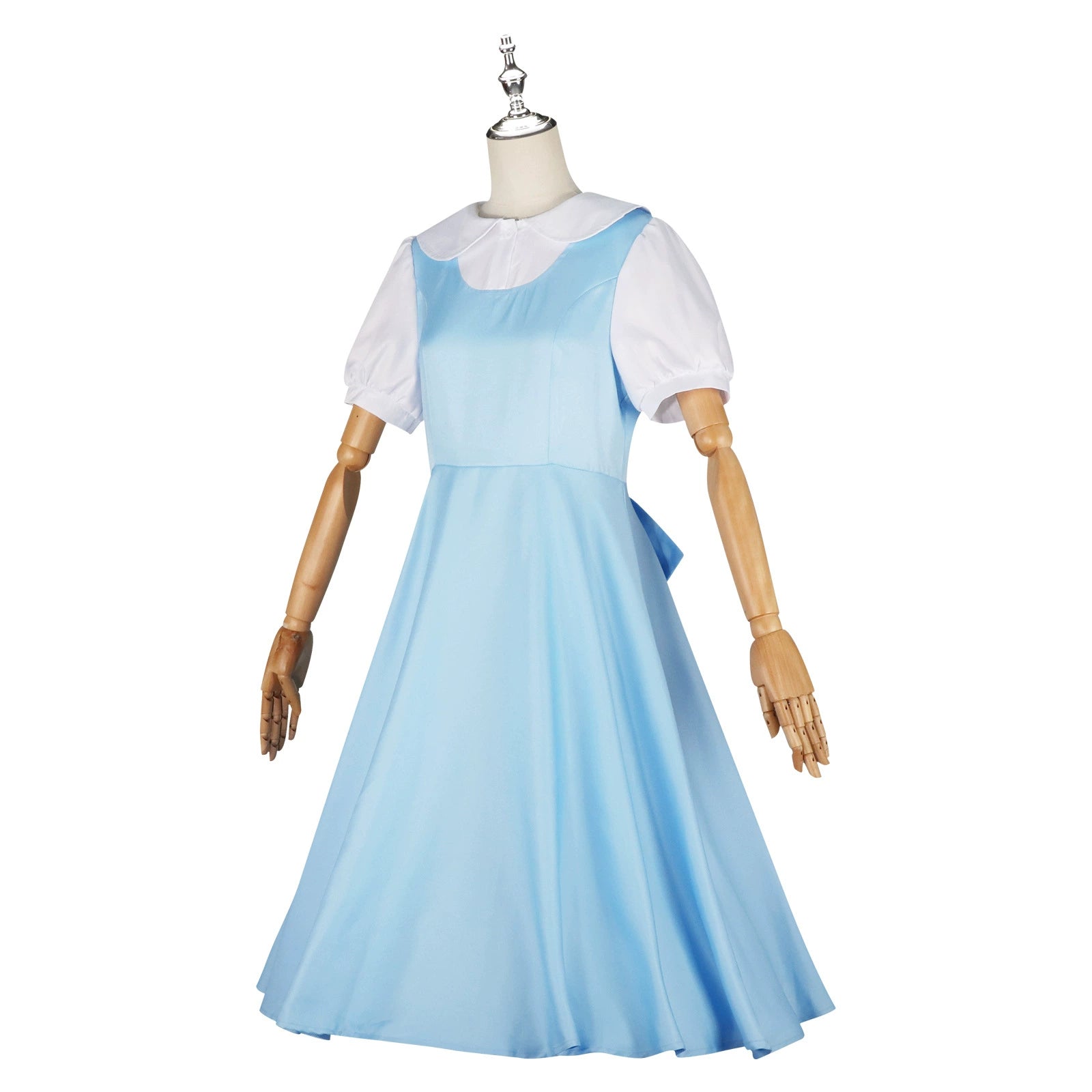 Akane Tendo Ranma Blaues Alltagskleid Cosplay Kostuem Damen