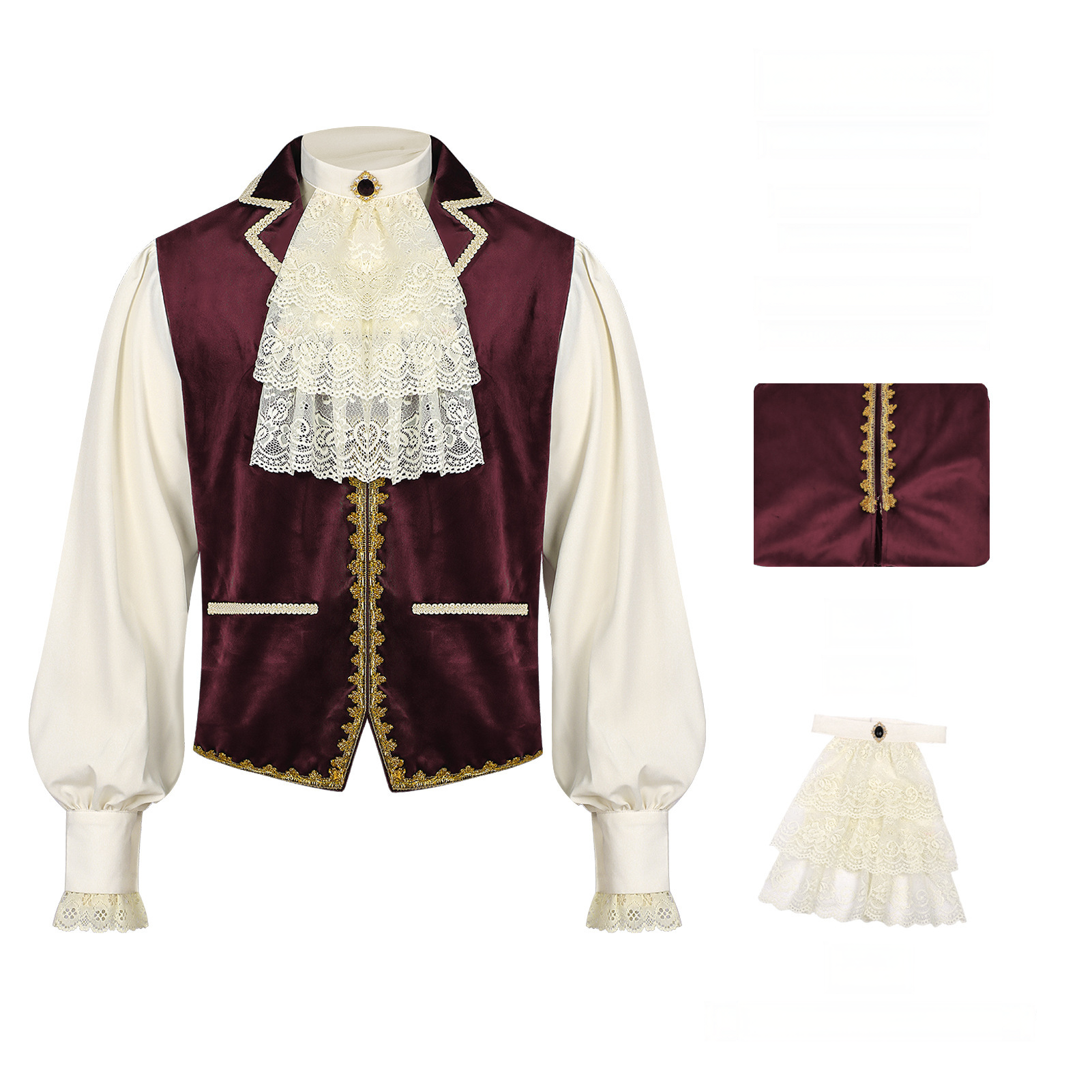 Prinz-Jackett 2 – Hofrock-Blazer in 3 Farben, HERREN