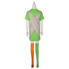 Pippi Pippi Longstocking Gestreifte Kniestruempfe Cosplay Kostuem Damen