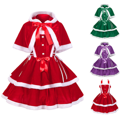 Weihnachtskleid – 6 Varianten Samt-Trägerkleid für Xmas-Party, DAMEN
