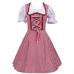 Wiesn-Maiden-Kleid – Farbkontrast-Dirndl-Set, DAMEN