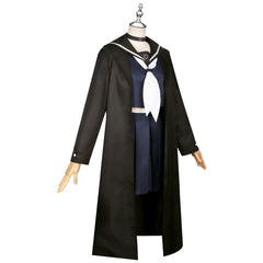 Plana Blue Archive Schul-Set Cosplay Kostuem Damen Schwarz Weiß