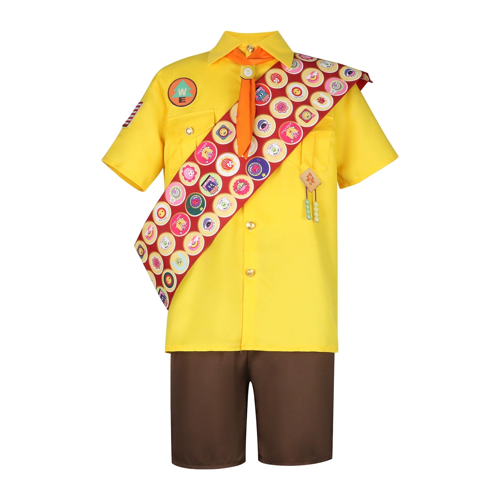 Russell Wilderness Explorer Up Pfadfinder Uniform Set Cosplay Kostuem Damen