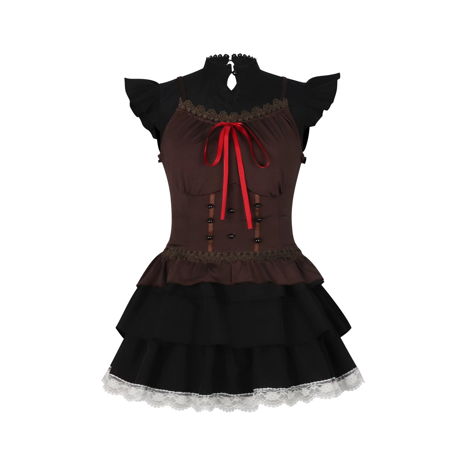 Mayu und Mio Fatal Frame Retro-Kimono-Set Cosplay Kostuem Damen