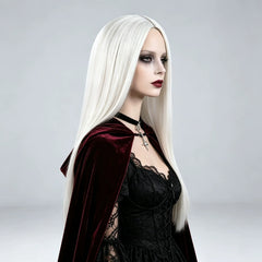 Vampire White Cosplay Peruecke Damen