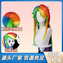 Rainbowdash Cosplay Peruecke Damen