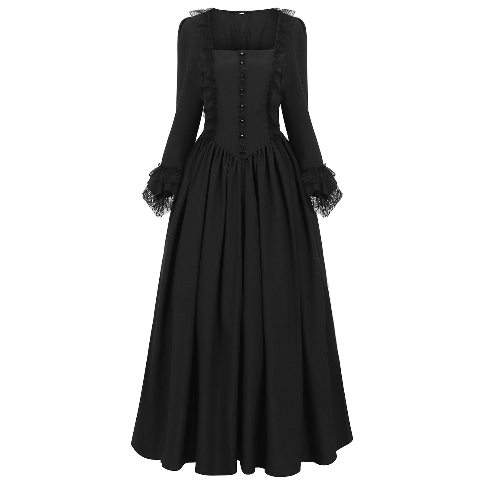 Renaissance-Kleid Modell 6 – rotes Hofgewand, DAMEN