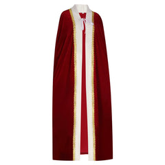 Royal Couple Halloween & Mittelalter Samt-Koenigsumhang Cosplay Kostuem Damen
