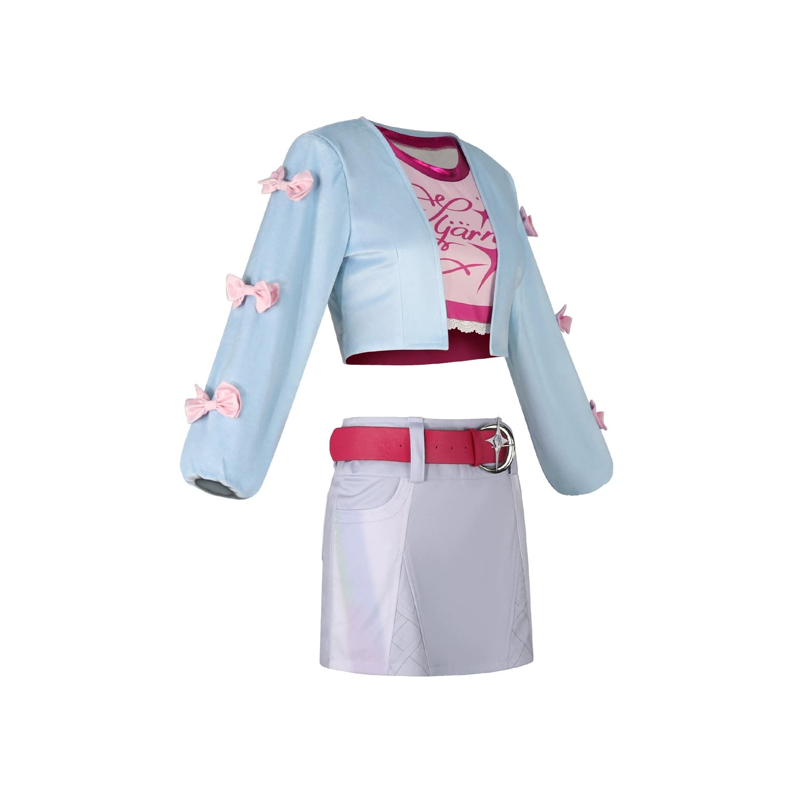 Riria Katsuragi The Idolmaster Suesses Buehnenkleid Cosplay Kostuem Damen
