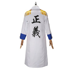 Monkey D. Garp One Piece Marine-Uniform Cosplay Kostuem Damen Marineblau
