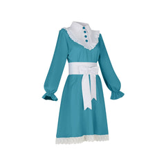 Lily Rot Blau Supernatural Rot-Blaues Kleid Cosplay Kostuem Damen