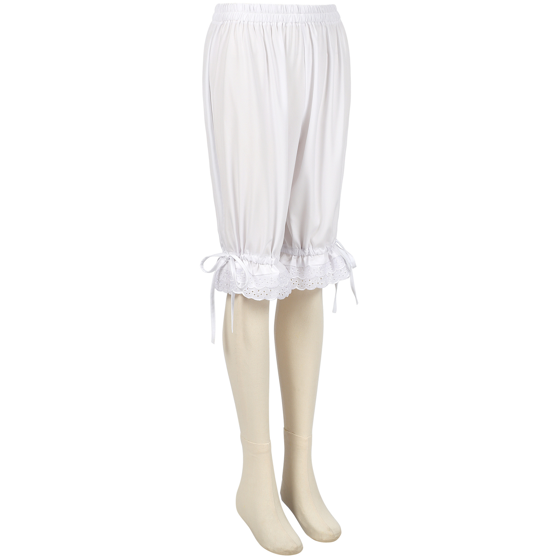 Spitzen-Pluderhose – viktorianische Bloomers für Renaissance & Lolita, DAMEN