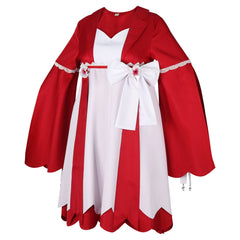 Hua Xiaolou Mini World Rotes Hanf-Kleid Cosplay Kostuem Damen