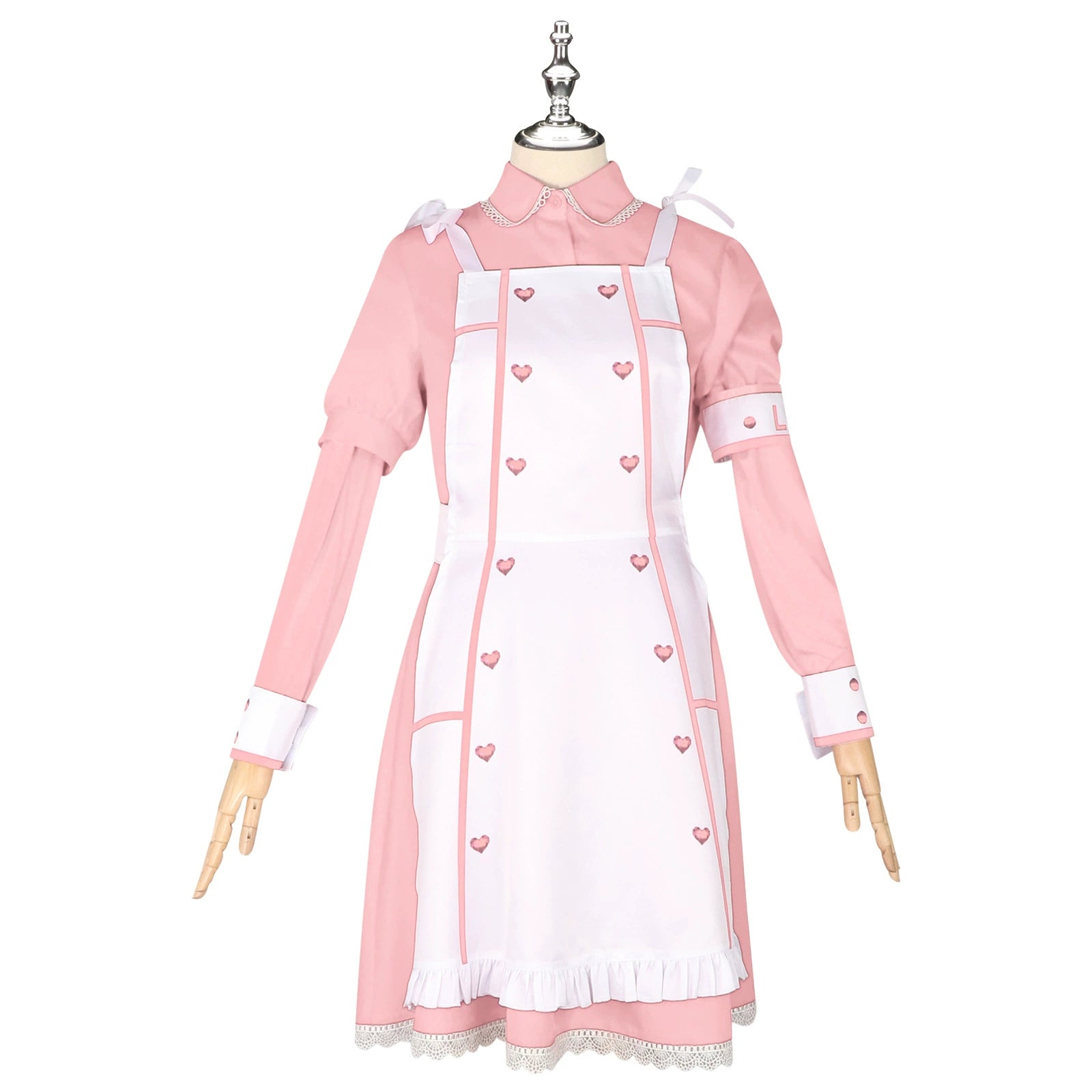 Maid Halloween & Mittelalter Dienstmaedchen-Set Cosplay Kostuem Damen