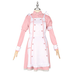 Maid Halloween & Mittelalter Dienstmaedchen-Set Cosplay Kostuem Damen